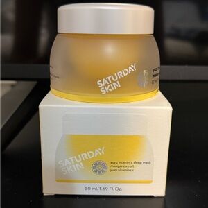 Saturday Skin Yuzu Vitamin C Overnight Mask - Yellow